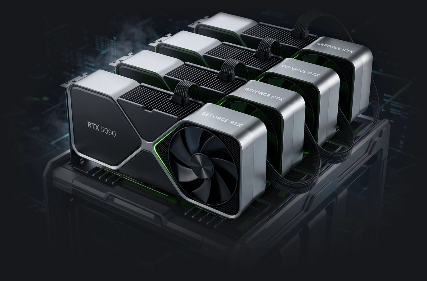 Quad RTX 5090 Cluster
