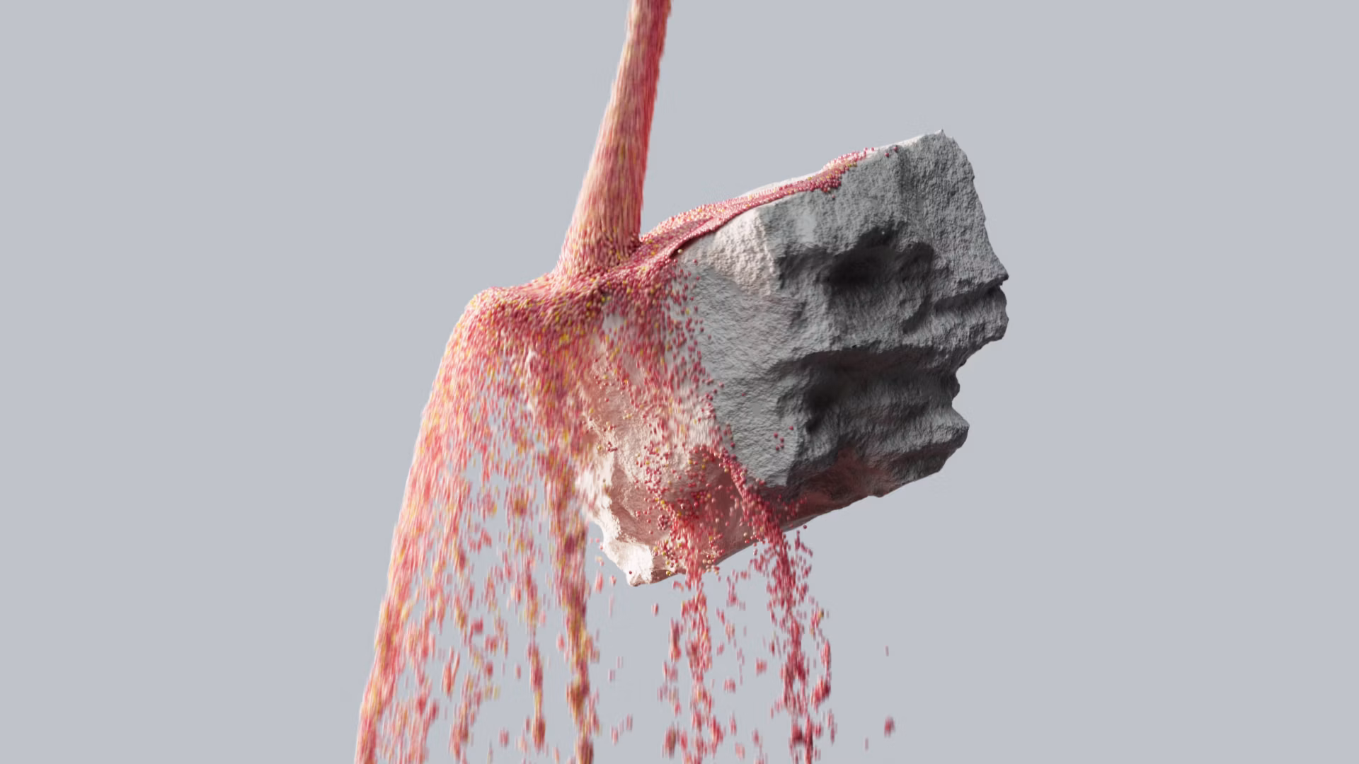 Cinema 4D particles feeding a Pyro emission