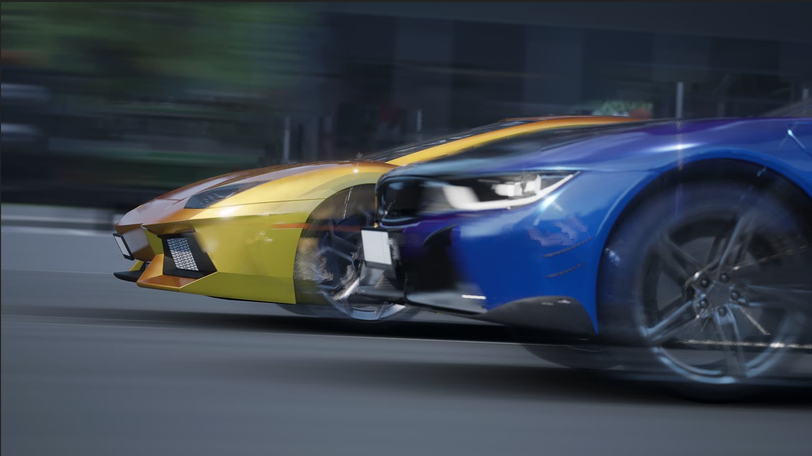 Motion blur accumulated by the Movie Render Queue